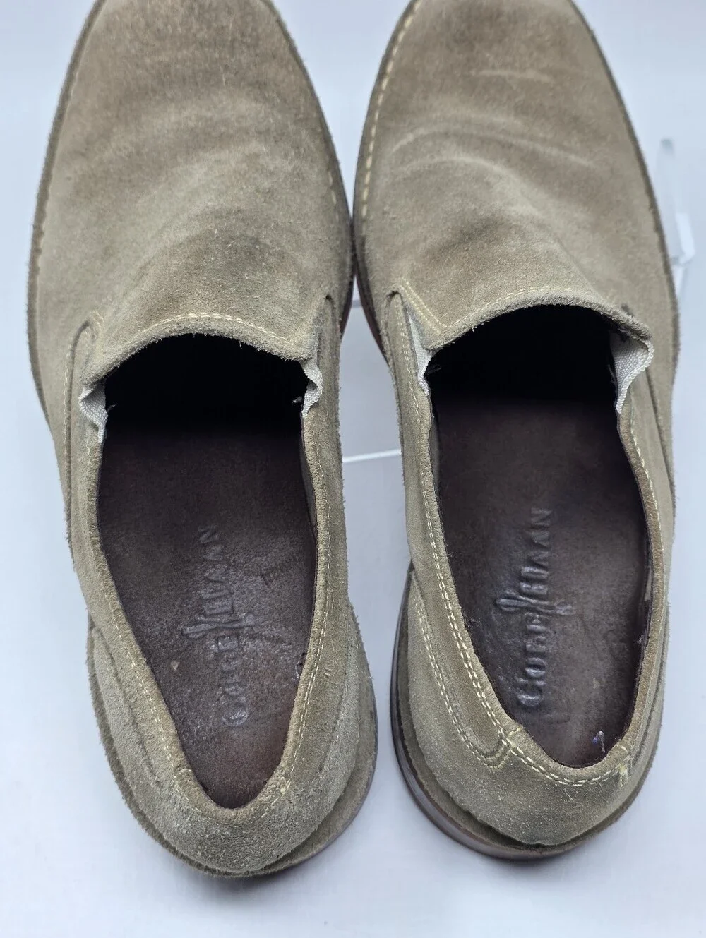 Cole Haan Air Men’s Size 9.5 M Brown Tumbled Leather Slip On Loafer C11856